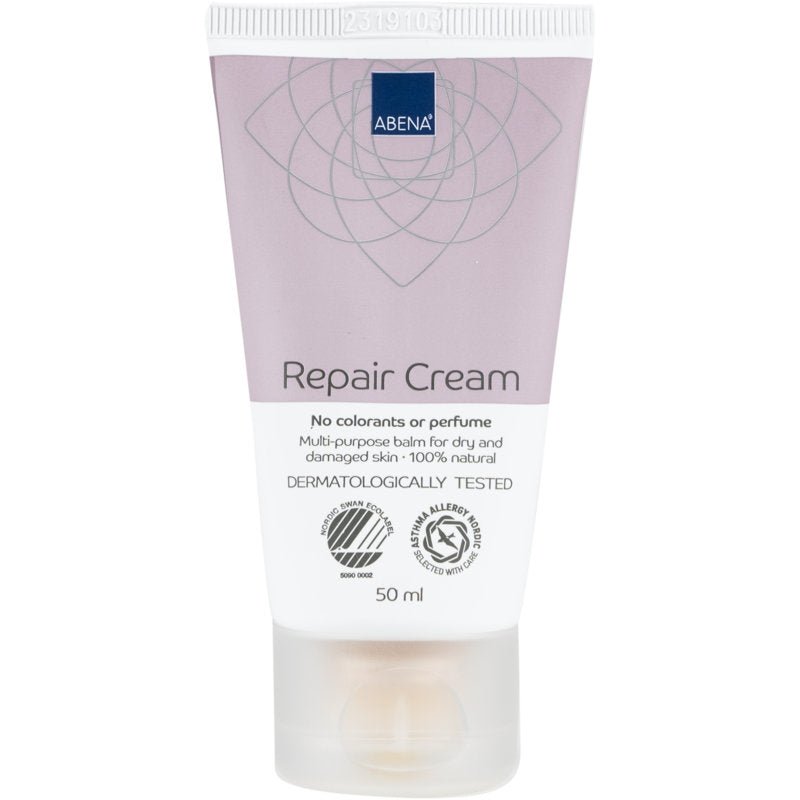 Abena Re-Seller GmbH Repair Creme, 100% lanoliini, 50 ml, hajustamaton ja dermatologisesti testattu, ihanteellinen kuivalle iholle. Ei väriaineita tai hajusteita (laatikko, jossa 6 pakkausta).
