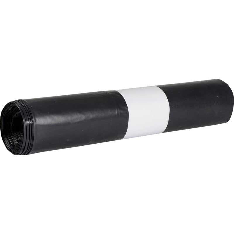 Rulla Abena Re-Seller GmbH -roskapusseja Sækko Boy 120:lle, 55 my LDPE kierrätetty, valkoisella etiketillä esitetään yksinkertaista valkoista taustaa vasten - ympäristöystävällinen ja ihanteellinen ympäristötietoisille käyttäjille.