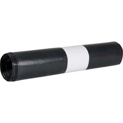 Rulla Abena Re-Seller GmbH -roskapusseja Sækko Boy 120:lle, 55 my LDPE kierrätetty, valkoisella etiketillä esitetään yksinkertaista valkoista taustaa vasten - ympäristöystävällinen ja ihanteellinen ympäristötietoisille käyttäjille.