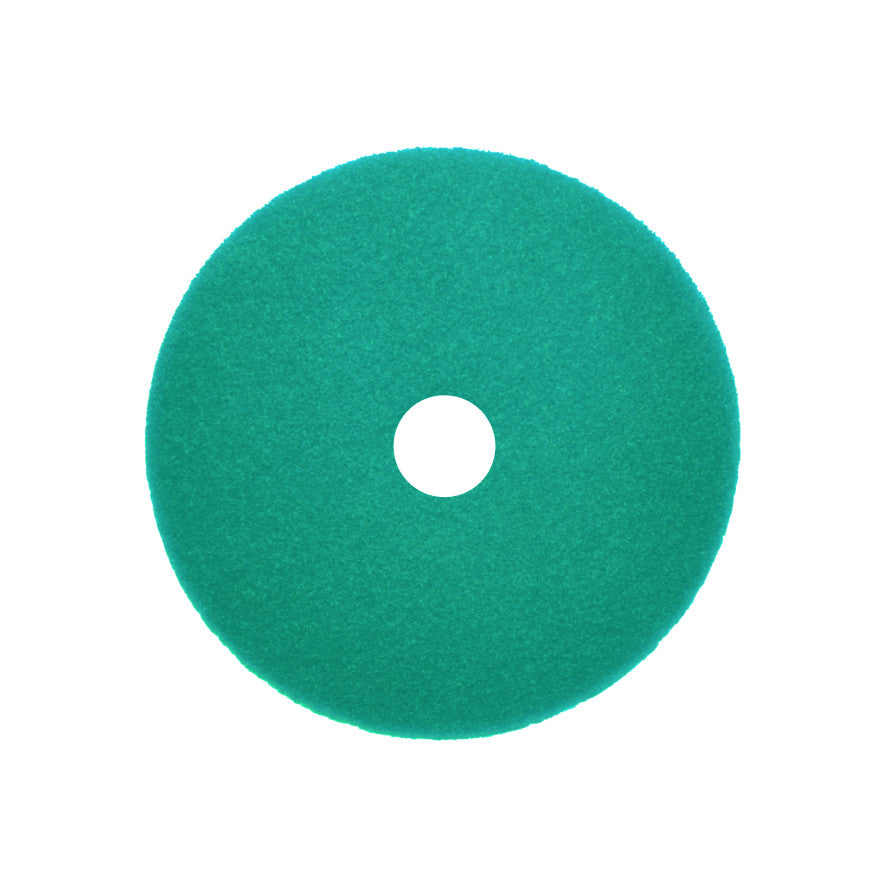 Das Arcora Sunshine Multi No2 / Blau von Arcora International GmbH ist ein blaues, kreisförmiges Scheuerpad mit Mittelloch, perfekt für eine gründliche Reinigung bei der Verwendung mit Reinigungstüchern.