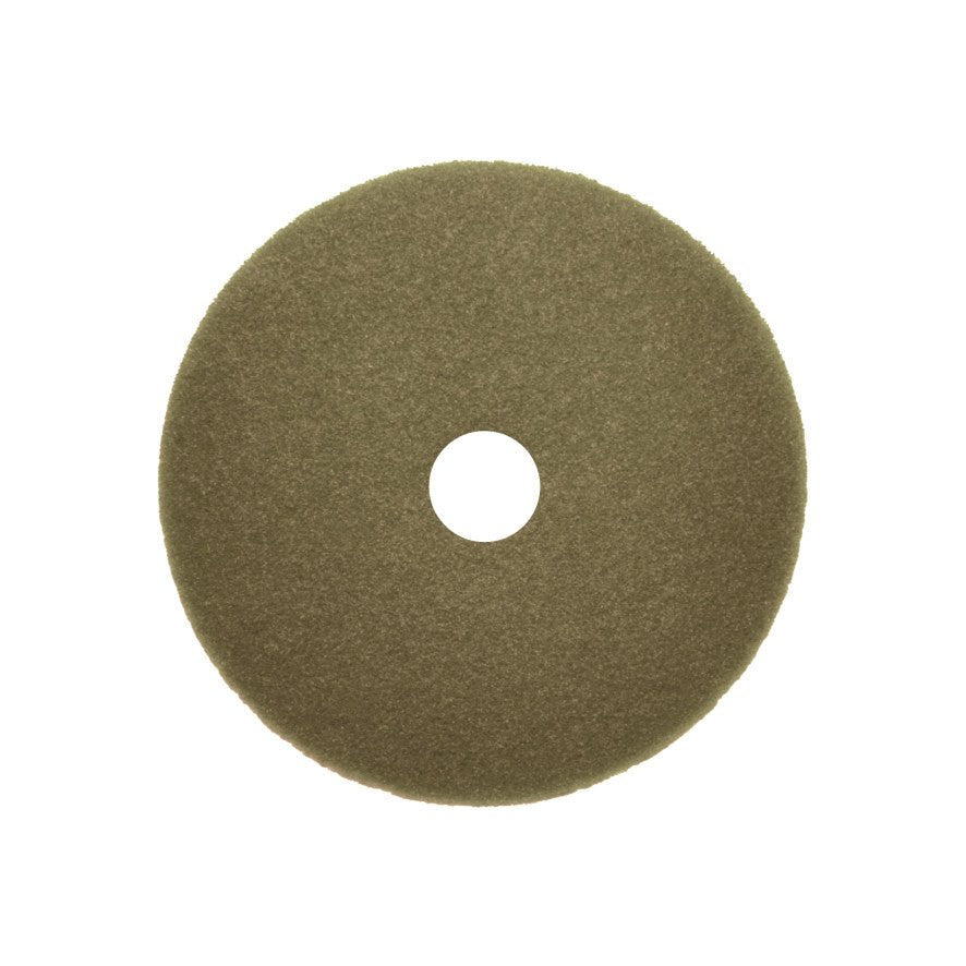Oliivinvihreä Arcora International GmbH Sunshine Goal No5 lattiatyyny (laatikko, 10 kappaletta), jossa on keskellä reikä, kuvattuna valkoisella taustalla.