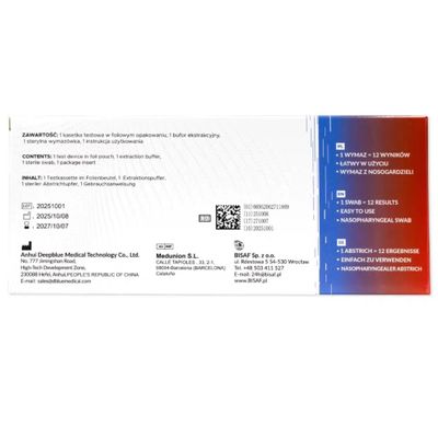 Combo 12in1 Pneumokokki + Legionella + Hinkuyskä | Pakkaus (1 testi) 