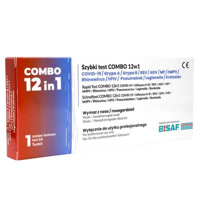 Combo 12in1 Pneumokokki + Legionella + Hinkuyskä | Pakkaus (1 testi) 