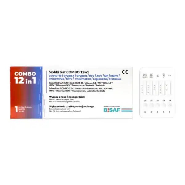Combo 12in1 Pneumokokki + Legionella + Hinkuyskä | Pakkaus (1 testi) 