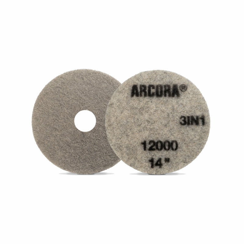 ARCORA SUNSHINE ProPAD 3IN1 puhdistus- ja kiillotustyyny, harmaa