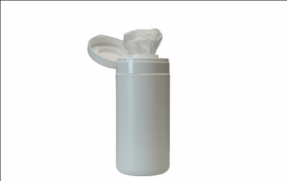 Tyhjä annostelijasäiliö kansineen Altruman®/Altrufect® Wipes, valkoinen