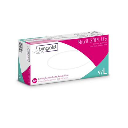 Bingold Nitril 30Plus -nitriilikäsineet, sininen