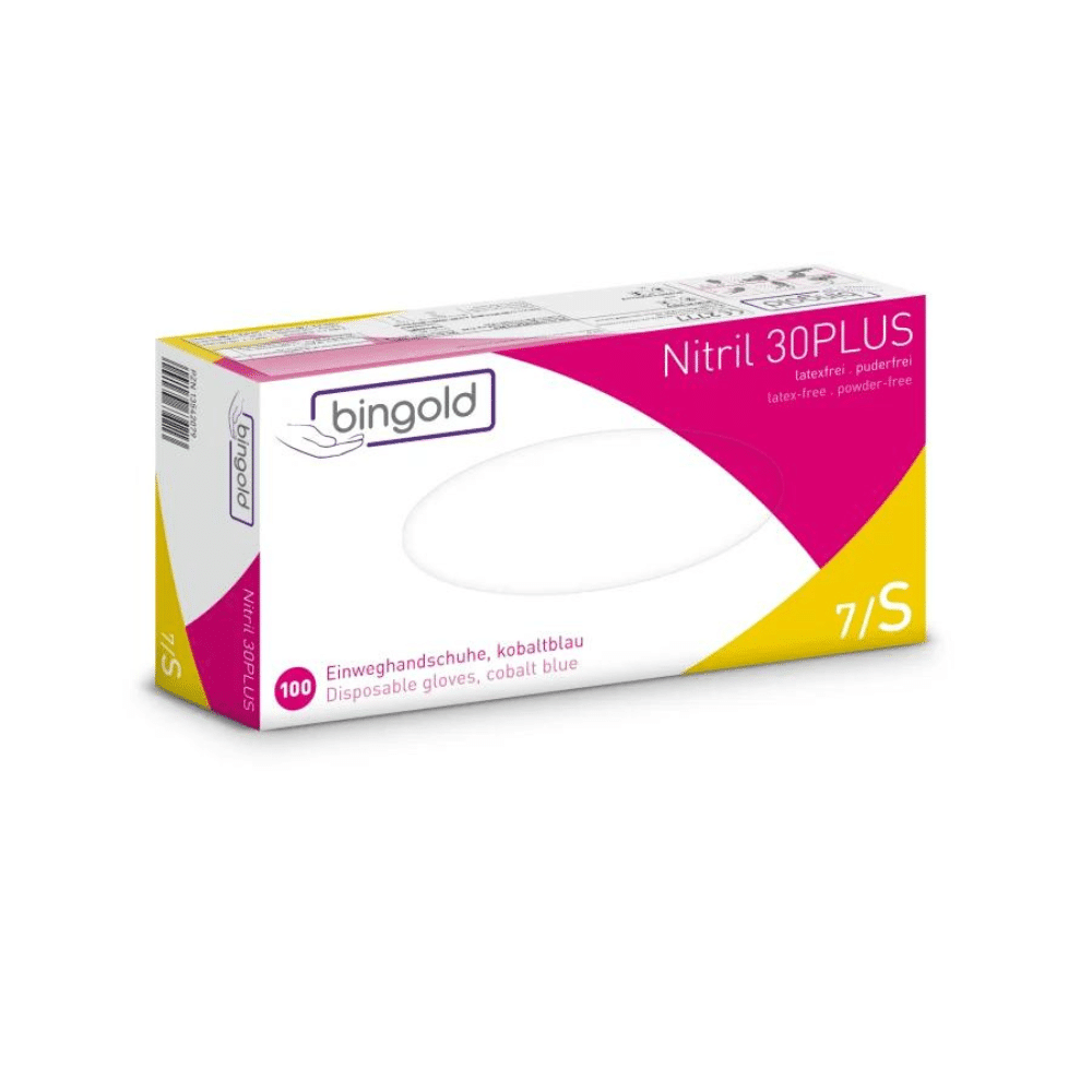 Bingold Nitril 30Plus -nitriilikäsineet, sininen