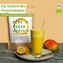 Luomu vegaaninen proteiinijauhe mango ilman soijaa