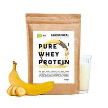 Orgaaninen heraproteiinijauhe banaani