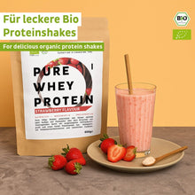 Orgaaninen heraproteiinijauhe mansikka