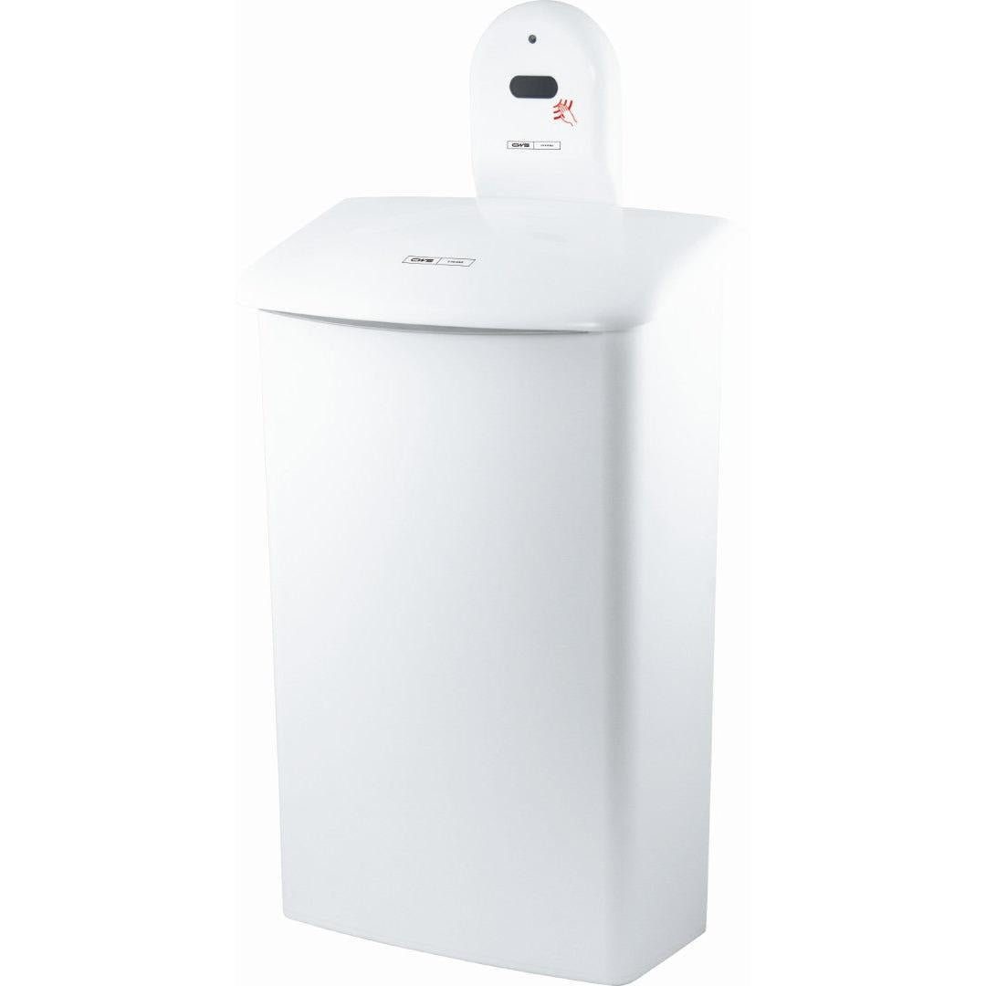 CWS ParadiseLine -seinäkiinnike hygieniaboksiin 575000 on valkoinen, suorakulmainen kiinnike CWS:ltä, joka on suunniteltu handsfree-käyttöön yhteensopivien hygieniaboksien kanssa.