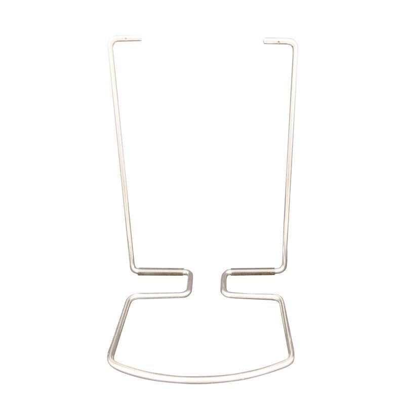 Diversey Deutschland GmbH & Co. OHG:n manuaalisen annostelijan käsivipu on valmistettu ruostumattomasta teräksestä, siinä on suorakulmainen pohja, kaksi kaarevaa pystysuoraa koukullista vartta ja se on manuaalisesti kokoonpantavissa hygieenistä käyttöä varten. Kuva valkoisella taustalla.