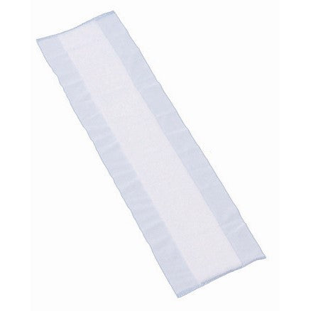 TASKI flortex V3 pölyliina Diversey Deutschland GmbH & Co. OHG:ltä on suorakulmainen valkoinen moppi vaaleansinisillä reunoilla, valmistettu korkealaatuisesta materiaalista - täydellinen perusteelliseen pintojen puhdistukseen.