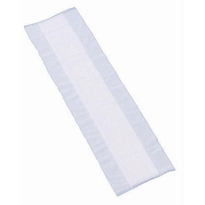 TASKI flortex V3 pölyliina Diversey Deutschland GmbH & Co. OHG:ltä on suorakulmainen valkoinen moppi vaaleansinisillä reunoilla, valmistettu korkealaatuisesta materiaalista - täydellinen perusteelliseen pintojen puhdistukseen.