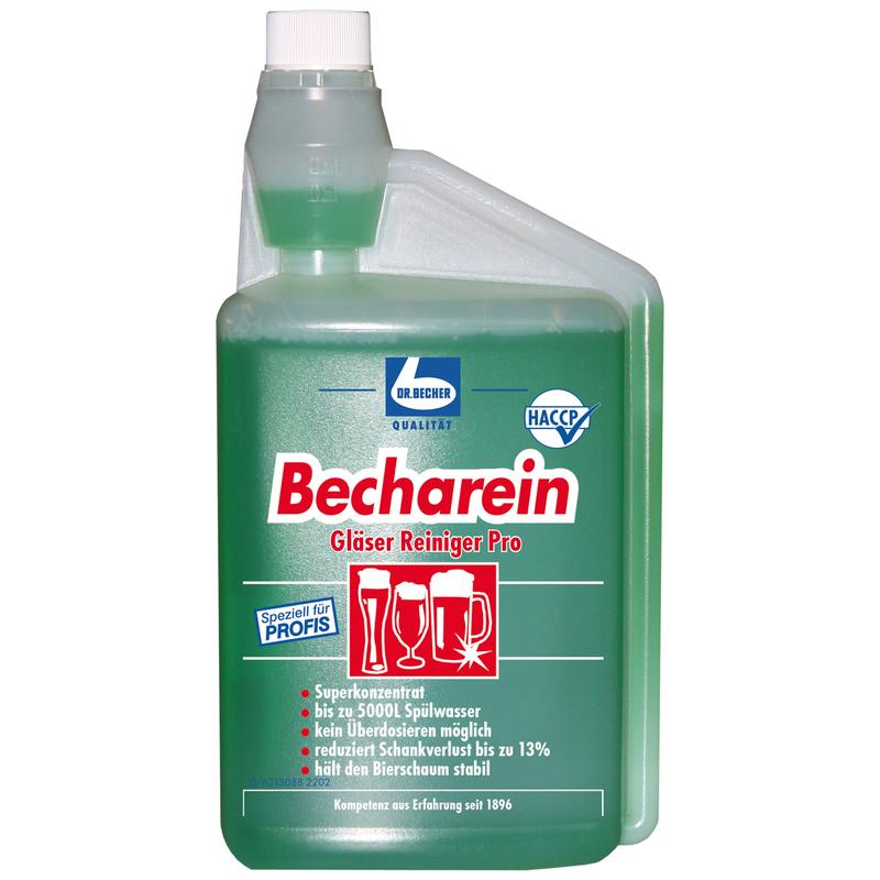 Dr. Becher Becharin Glasses Cleaner Pro, 1 litra | Pullo (1000 ml)