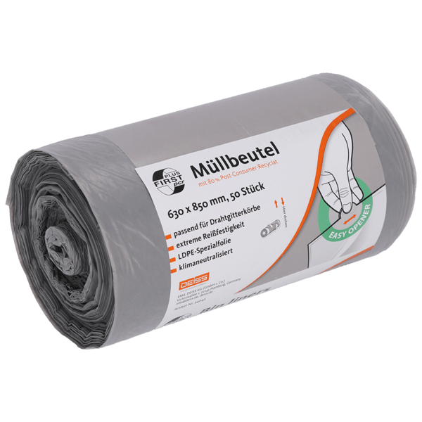 Deiss First Plus PCR -roskapussit 80 litraa, 34043