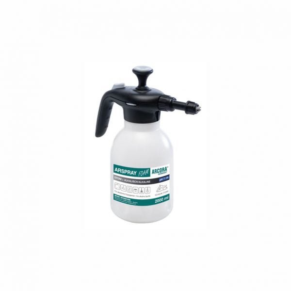 Arcora Arspray Tec-Two Foamer -suihkepullo 2000 ml harmaa-musta EPDM = emäksinen | Pakkaus (1 kpl) 