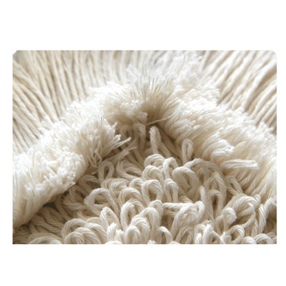 Lähikuva Arcora International GmbH:n Arcora First Mopp Blau:sta näyttää sen rakenteelliset, siniset kuidut - ihanteellinen lattiamateriaalien parantamiseen ja helppohoitoinen säännöllisellä ylläpitosiivouksella.