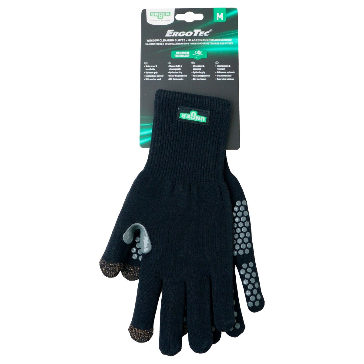 Unger ErgoTec® Glasreinigungshandschuhe M