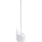 Die Haug Bürsten KG WC-Garnitur "Vase" mit langstieliger, begehbarer WC-Bürste steht aufrecht in ihrem Halter - eine elegante und praktische Ergänzung für jedes Bad.