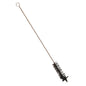 Die Haug Bürsten KG ROHRBÜRSTE, REINE BORSTE WEICH, 360xØ25mm hat weiche schwarze Borsten in zylindrischer Form und einen langen Griff mit Schlaufe, ideal zum Reinigen von Rohren, Flaschen, Tuben und anderen engen Behältern.
