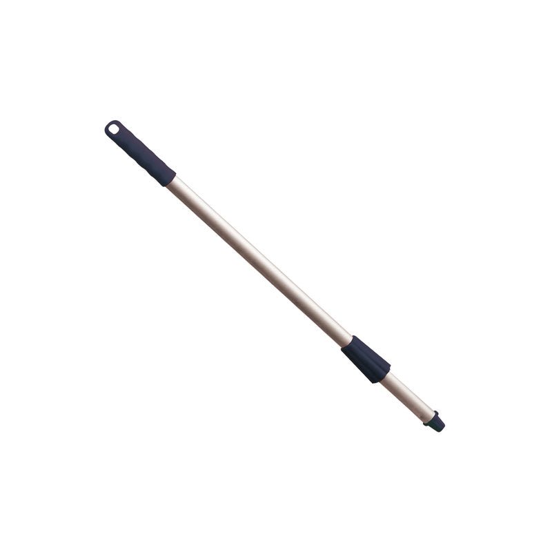 METDECT PREM. ALUSTIEL, 650MM Haug Bürsten KG:ltä on varustettu sinisellä korkilla ja mutterilla, jotka on suunniteltu turvalliseen kiinnitykseen moppeihin ja harjoihin.