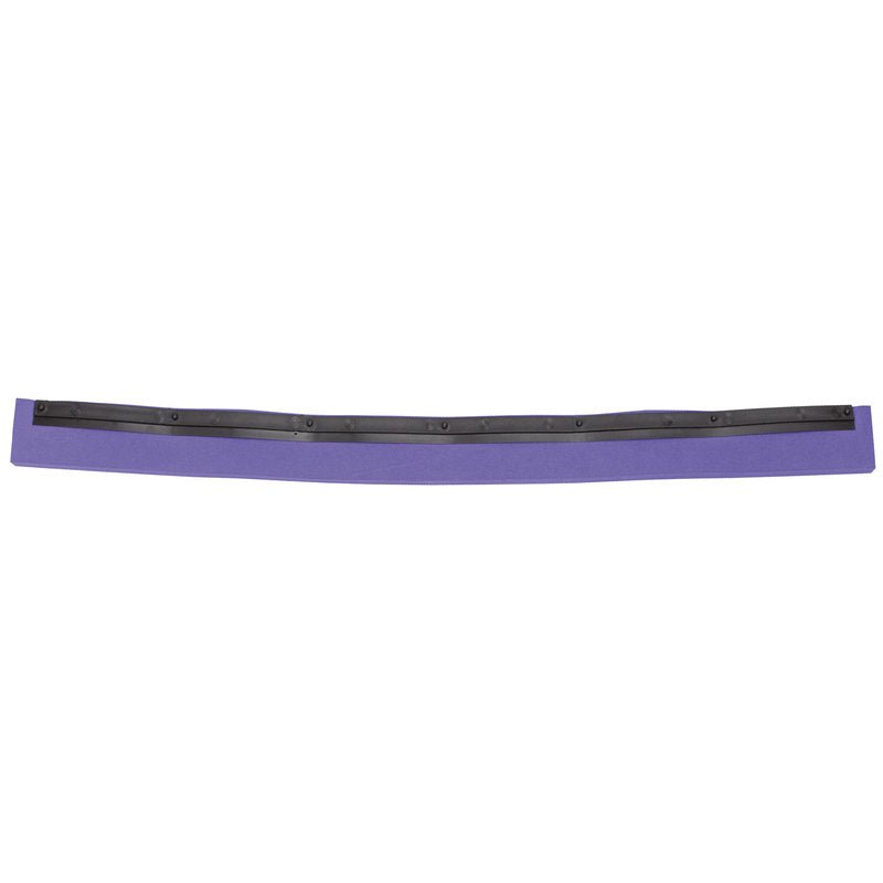 Pitkä, litteä violetti ERÄÄN GUMMILIPAN VAIHTO-OSA 1-Huulinen 625x20x22 Haug Bürsten KG:lta, jossa on musta reunus, kuvattuna valkoisella pohjalla.