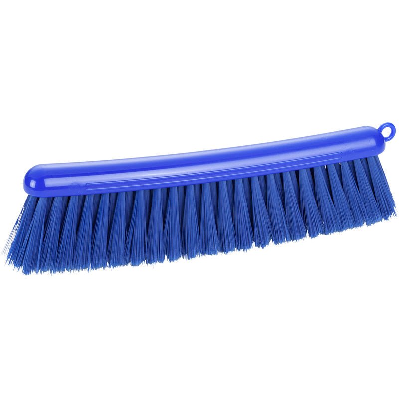 MEHLBESEN,BLAU Haug Bürsten KG:llä on pehmeät, 0,25 mm paksut siniset PBT-harjakset ja 290 mm pitkä kaareva varsi ripustusreiällä - ihanteellinen leivonnaismurujen lakaisemiseen keittiössä.