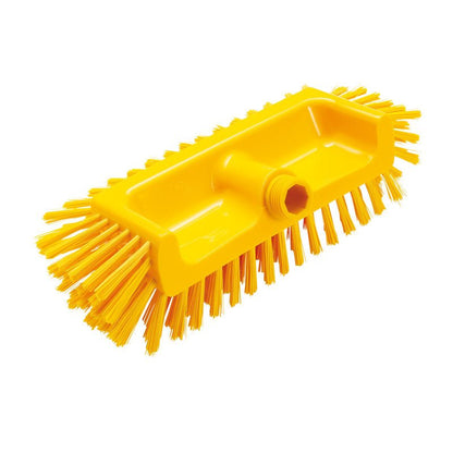ECKENSCHRUBBER ø0,50MM MITTEL (320x125x40-50mm) Haug Bürsten KG: suorakaiteen muotoinen puhdistustyökalu, jossa on kiinteät harjakset ympäriinsä ja kierteinen reikä - ihanteellinen vaikeasti saavutettaville kulmille.
