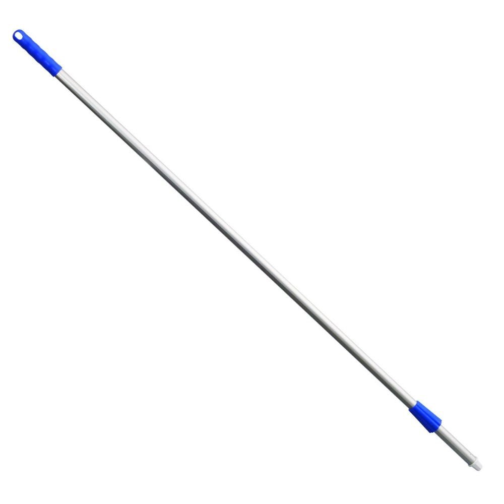 Haug Alustiel 1450 mm ø 25MM Haug Bürsten KG:ltä on pitkä, hoikka harjavarsi sinisellä kahvalla ja ruuvilukolla, valmistettu eloksoidusta alumiiniputkesta vaaleanharmaana. Se täyttää HACCP-standardit ja voidaan helposti kiinnittää mihin tahansa puhdistuspäähän.