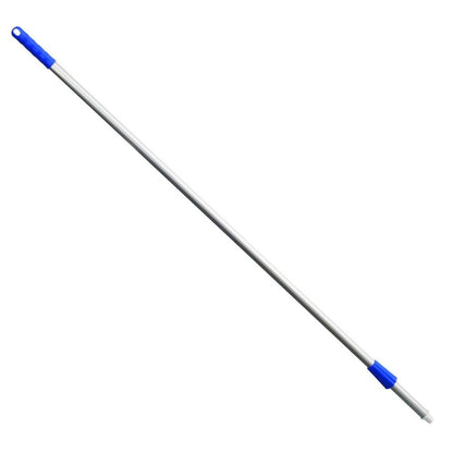 Haug Alustiel 1450 mm ø 25MM Haug Bürsten KG:ltä on pitkä, hoikka harjavarsi sinisellä kahvalla ja ruuvilukolla, valmistettu eloksoidusta alumiiniputkesta vaaleanharmaana. Se täyttää HACCP-standardit ja voidaan helposti kiinnittää mihin tahansa puhdistuspäähän.