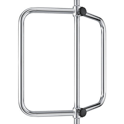 Kertakäyttöinen metallinen kääntölukko, jossa on pystytanko ja neliömäinen kääntövarsi, joka on usein varustettu Novocal-infusio-pidikkeellä Novocalin pumpuille, jotta infuusiopumput voidaan kiinnittää turvallisesti julkisilla tai kaupallisilla alueilla.