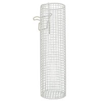 Novocal-katetinkori on valkoinen, polyamidipinnoitettu, pistehitsattu lankaverkkokori (8 x 8 x 1,2 mm), jossa on avoin yläosa ja koukut, ihanteellinen katetrien säilytykseen.