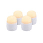 Papstar Securit® 4 LED-teevalon täyttöpakkaus Ø 4 cm x 5 cm "Amsterdam" syttymisaika 12-40 tuntia
