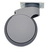 Novocalin kevytkulkuinen kääntöpyörä muovia Ø 125 mm on harmaa kääntöpyörä, jossa on tasainen levy, ihanteellinen helppoon asennukseen hoitovaunuihin tai huonekaluihin sujuvan liikkuvuuden takaamiseksi. Pakkauksessa on 1 kappale.