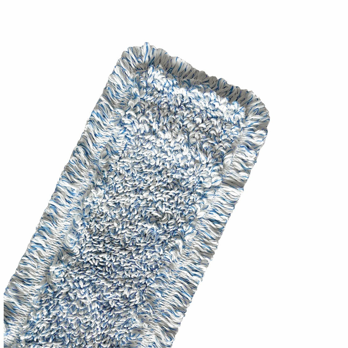 Arcora International GmbH poistoartikkeli: Arcora medical blue 50 cm nan Moppipää paksuilla, kierretyillä valkoisilla ja sinisillä kuiduilla optimaaliseen puhdistukseen hygienia- ja lääketieteellisillä alueilla. Toimitetaan 1 pakkauksena laatikossa.