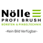 Logo Nölle Profi Brush Bürsten- & Pinseltechnik e.K.:n vihreillä viivoilla ja "Bürsten- & Pinseltechnik" alla. Saliharja 80 cm, Arenga-Elaston siipimuttereilla ja saksalaisella tekstillä "Kuvaa ei saatavilla"-ei kuvaa saatavilla.