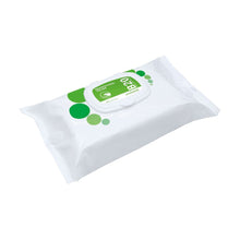 Eine versiegelte Packung Orochemie B 20 Desinfektionstücher von orochemie GmbH + Co KG enthält 50 alkoholfreie Tücher für die Oberflächendesinfektion, mit weißem Flip-Top-Deckel und grünen, kreisförmigen Akzenten auf dem Etikett.