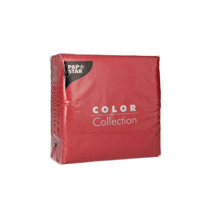 Sinetöity pakkaus PAPSTAR 100 lautasliinaa, 1-kerroksinen 1/4-taitto, 33 x 33 cm PAPSTAR GmbH:lta, kuvattuna yksinkertaisella valkoisella taustalla, jossa etiketti ja tuotetiedot valkoisella ja mustalla tekstillä.