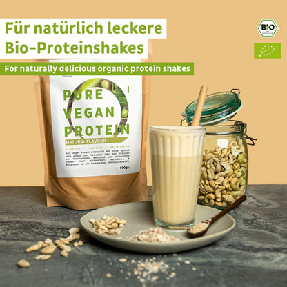 Luomuvegaaninen proteiinijauhe, neutraali ilman soijaa