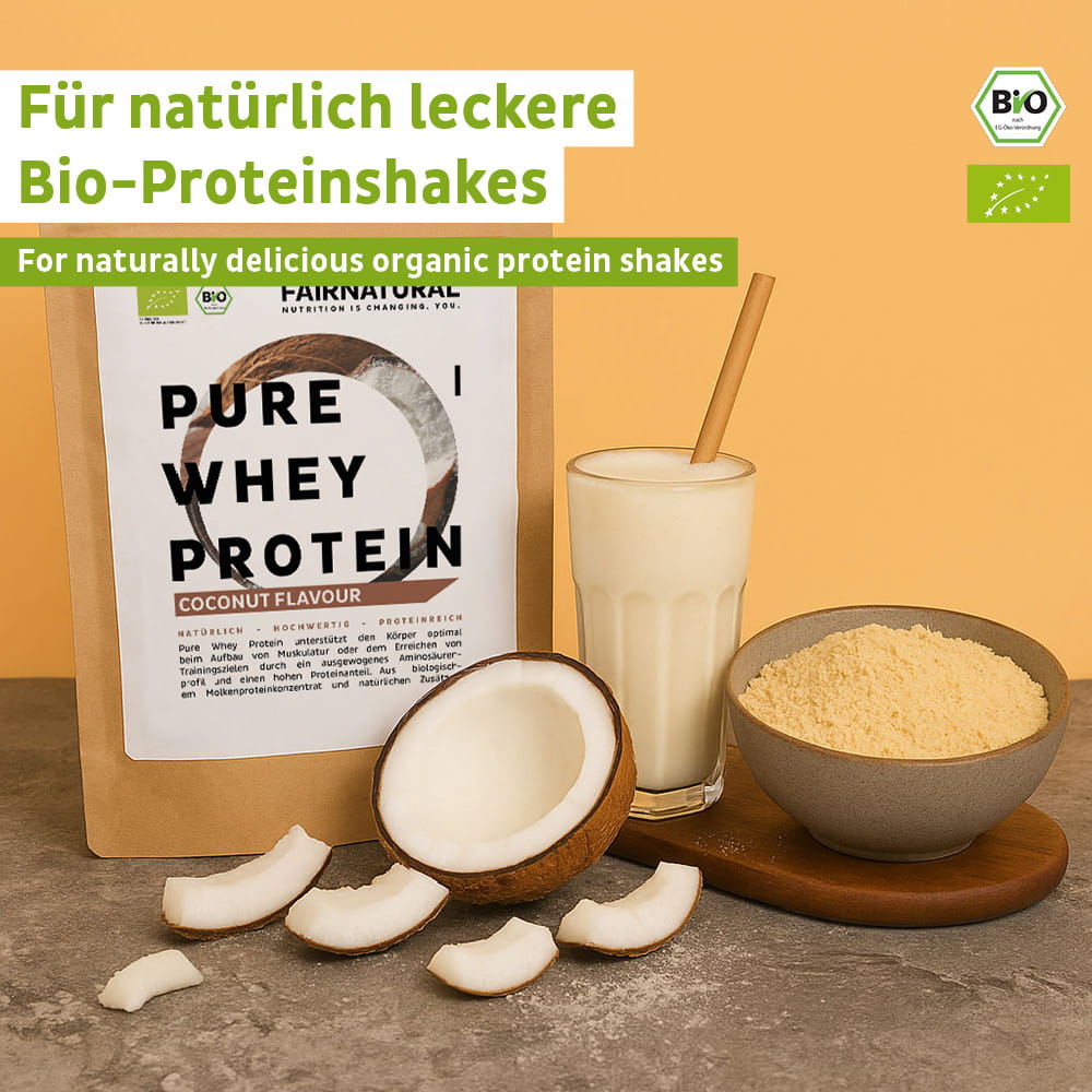 Luomu heraproteiinijauhe kookos