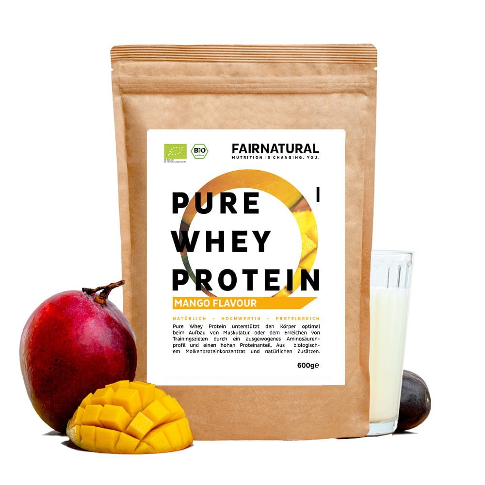 Orgaaninen heraproteiinijauhe, mango