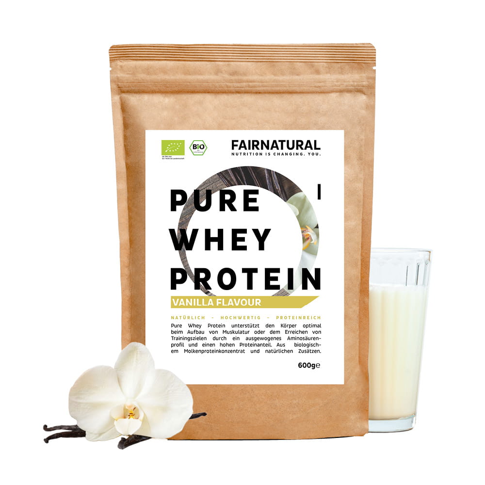 Orgaaninen heraproteiinijauhe vanilja