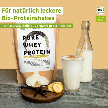 Orgaaninen heraproteiinijauhe vanilja