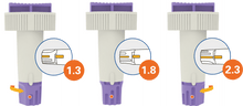 Alphacheck TRI safety lancets 23G | Pakkaus (100 kpl)