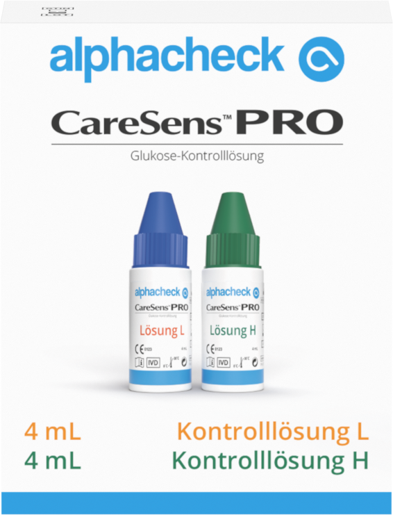 CareSens Pro -kontrolliliuos H | Pullo (4 ml)
