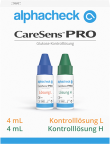 CareSens Pro -kontrolliliuos H | Pullo (4 ml)