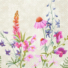 Pehmolautasliina 40 x 40 cm Floret 3-kerroksinen | Pakkaus (250 kpl)