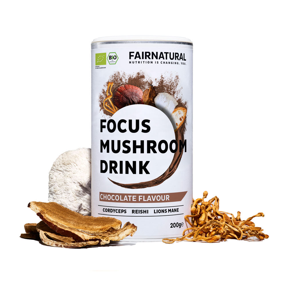 Luomu Focus Mushroom -kaakaojauhe